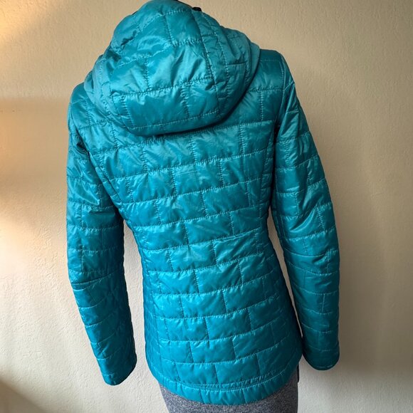 Patagonia Nano Puff Hooded Jacket - Womens XS Teal - Picture 2 of 8
